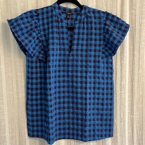 Ann Taylor Factory Gingham Top